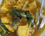 A picture of step 7 of Filipino style pork and vegestable stew (Lauya).