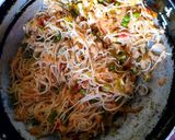 A picture of step 8 of Singaporean Rice😍.