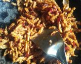 A picture of step 5 of Sweet and Spicy Crispy Tempeh with Peanuts.