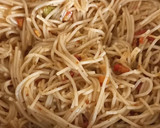 A picture of step 4 of Vegetables chowmein.