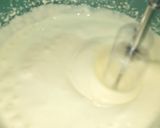 A picture of step 3 of Two tier vanilla and chocolate cake 🎂.