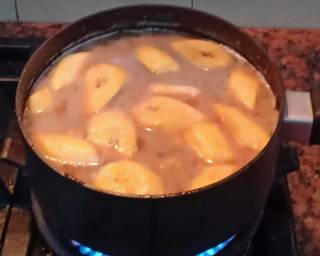 Kolak pisang dan es campur - Step 1