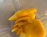 A picture of step 2 of Mango delight.