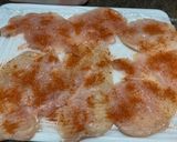 Gombás-répás csirkemell tepsiben Heni módra recept fázis 2 fotója