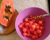 Foto langkah ke 1 dari resep 116. Es Buah Jadoel aka Es Setup 🍍🧄🍒🍊🍇.