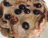 Foto del paso 4 de la receta: Panqueques veganos plátano/arándanos