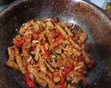 Foto langkah ke 7 dari resep Balado Tempe Ikan Asin.