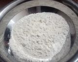 A picture of step 1 of Akki roti.