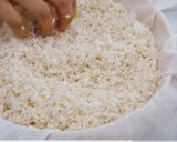 A picture of step 3 of Mango with Sticky Rice.
