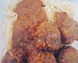 A picture of step 4 of Spaghetti Sauce with Meatballs.