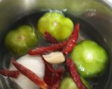 Foto del paso 1 de la receta: Salsa de chile de árbol y tomatillo cocida