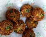 A picture of step 8 of Soya keema mix veg tikki.