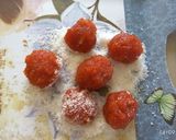 A picture of step 7 of Papaya modak.
