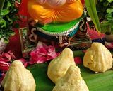 A picture of step 4 of Ganesh chaturthi special recipe Mawa modak 🌹🙏🏿.