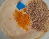 عکس مرحله 3 از دستور کیک پرتقالی گردویی ماهیتابه ای