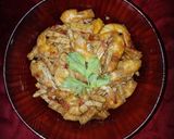 Foto langkah ke 5 dari resep Oseng udang tempe.