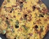 A picture of step 6 of Multi flour mix Thalipith.