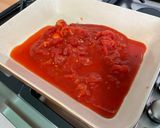 Une image de l'étape 3 de Éventails d'aubergine italienne aux deux jambons, tomates et girolles.