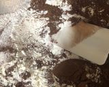 A picture of step 1 of Eggless brownies.