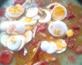 Foto del paso 5 de la receta: Rodajas de huevo y chorizo en salsa verde