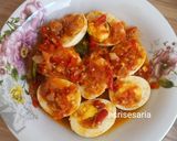 Foto langkah ke 9 dari resep Telur Bulat Balado.