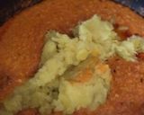 A picture of step 4 of Matoke(plantain) Ugandan style.