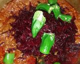 A picture of step 3 of Beetroot qeema Chuqandar qeema.