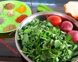 A picture of step 1 of Methi Kofta Curry.