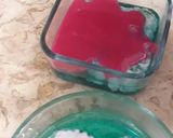 عکس مرحله 4 از دستور ژله تزریقی دورنگ 😋😍😄