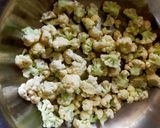 A picture of step 1 of Gobhi Manchurian.