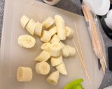 รูปขั้นตอนการทำที่ 1 ของ 🍌กล้วย“หอม” ปิ้ง (หม้ออบลมร้อน) ราดน้ำกะทิ