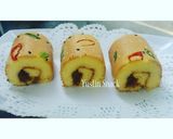 Foto langkah ke 6 dari resep Bolu Gulung Abon / Roll Tart Abon.