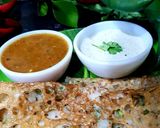A picture of step 9 of Rava Dosa.