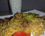 A picture of step 1 of Moti pulao biryani.