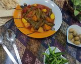 عکس مرحله 2 از دستور خوراک بامیه