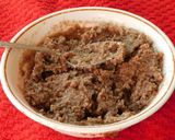 A picture of step 2 of Grand Ma's SWEET RAGI ADAI.
