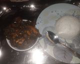 A picture of step 12 of Ugu Soup.