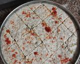 A picture of step 3 of Millet Dhokla.