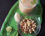 A picture of step 1 of Sattu Drink with lemon-honey.
