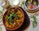 A picture of step 4 of Moong daal fry.
