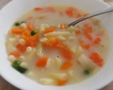 Tejszínes zöldségleves recept fázis 5 fotója