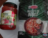Foto del paso 1 de la receta: Fideos de arroz con pisto