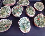 Foto del paso 6 de la receta: Patatas rellenas de espinacas