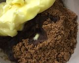 A picture of step 2 of Ripple custard tart.