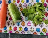 A picture of step 2 of Steamed Rice & Salad.
