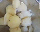 A picture of step 1 of Chicken ala kiev.