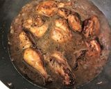A picture of step 3 of Filipino Chicken Adobo.