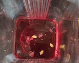 A picture of step 1 of Lemon rooh afza.