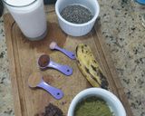 A picture of step 1 of Protein Power Shake.