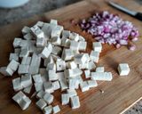 Foto del paso 1 de la receta: CAUSEO De🎊Queso y Cebolla...!🍭